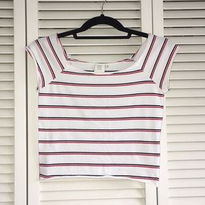 Good Luck Gem Off-the-Shoulder Shirt